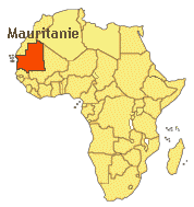 Carte de la Mauritanie