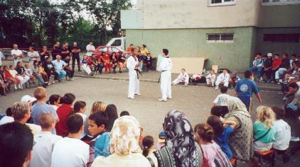 Dmonstration de Taekwondo au Barbecue IV 2001