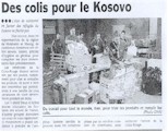 Aide au Kosovo